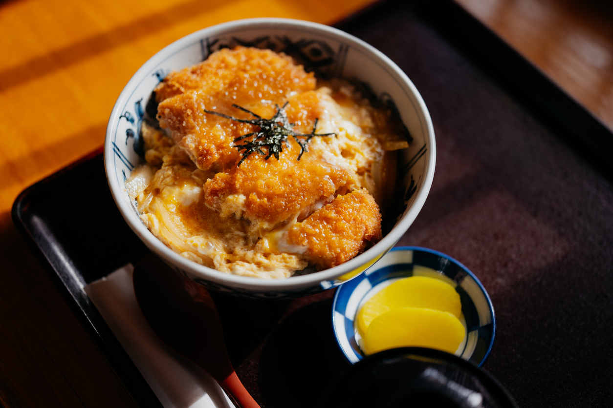 Bowl of katsu-don