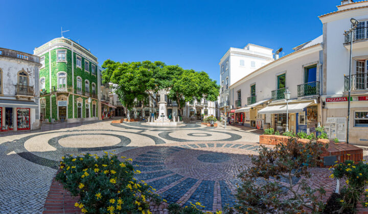 Square in Lagos, Portugal