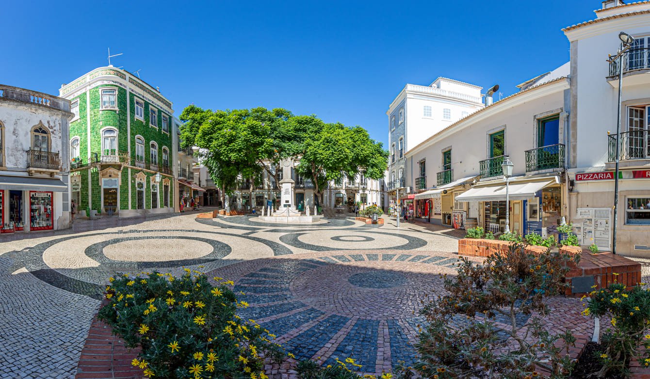 Square in Lagos, Portugal