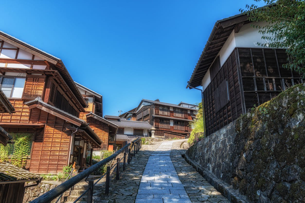 Magome town in Japan