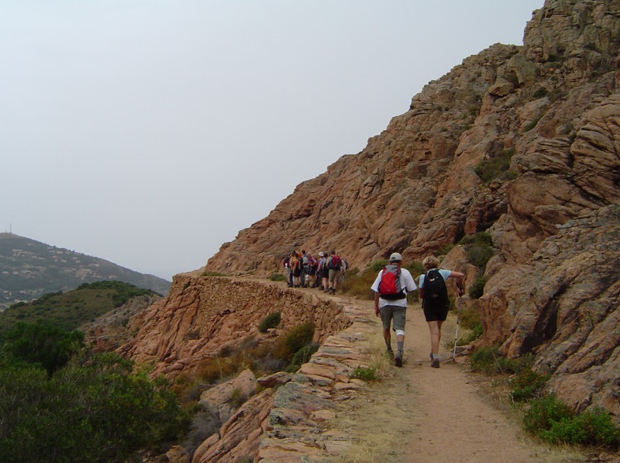Mare a Mare North tour, hikers on Corsica
