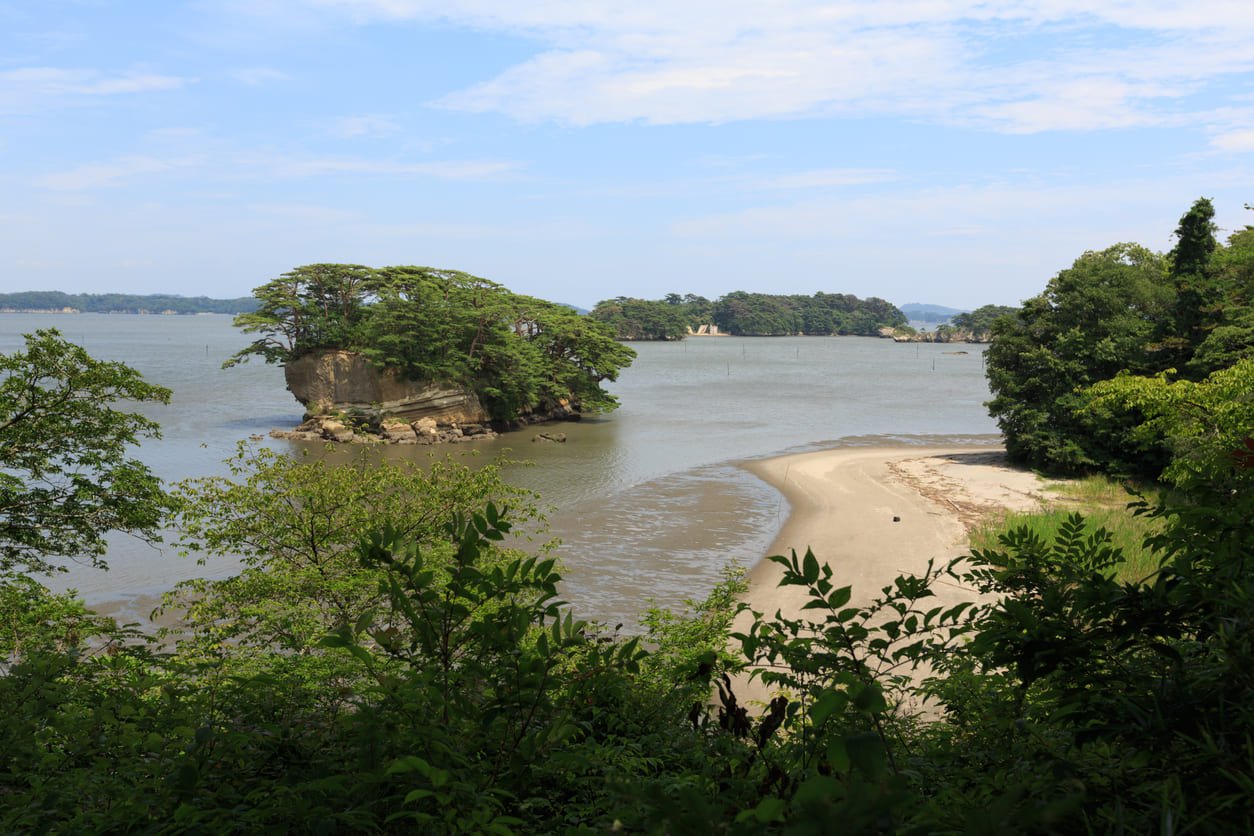 Matsushima bay in Japan