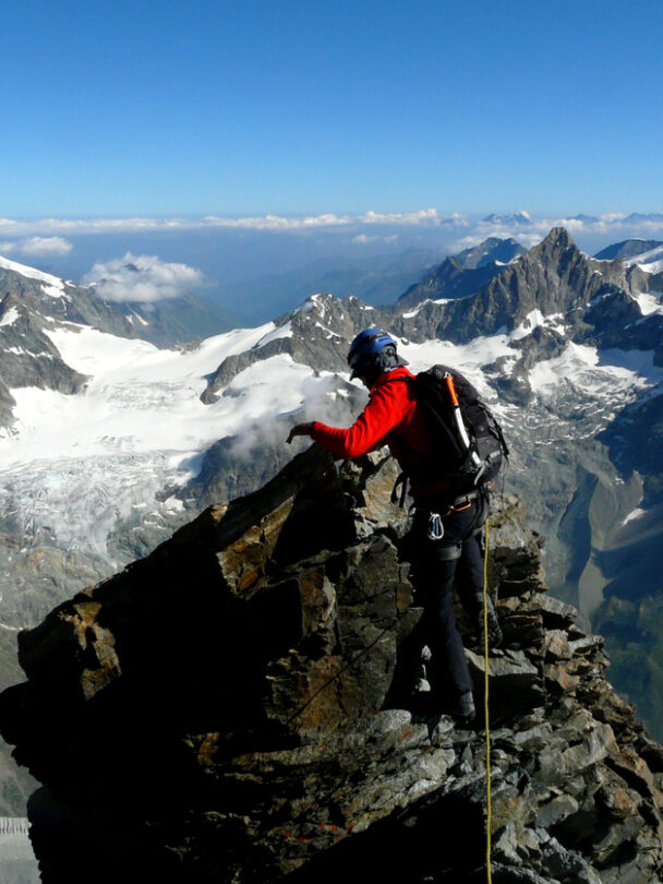 Matterhorn climber, Switzerland