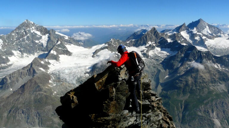 Matterhorn climber, Switzerland