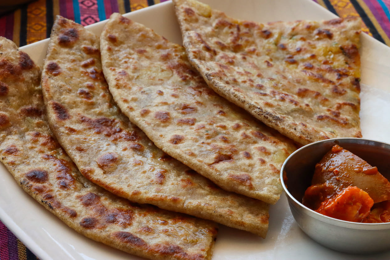 Paratha flatbread