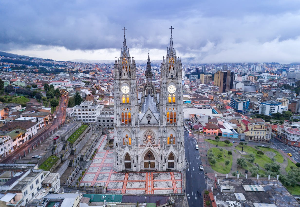 Quito city in Ecuador