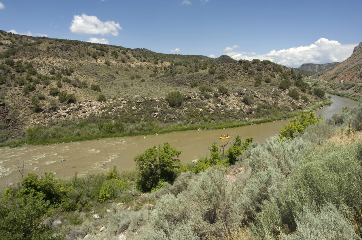 Rafting on the Rio Grande in New Mexico