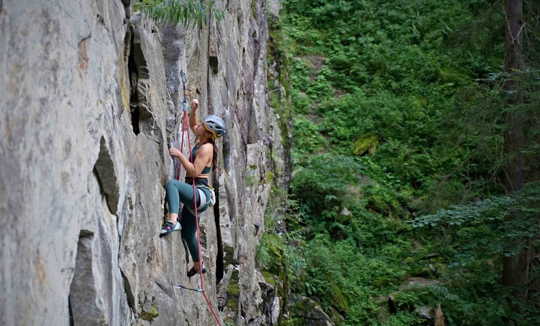 Rock climbing holiday Europe crag in Zillertal