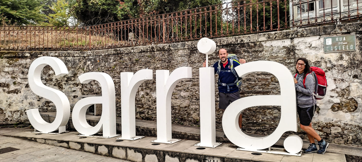 Hikers in Sarria
