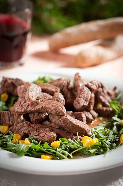 Secondo piatto at Rifugio Staulanza