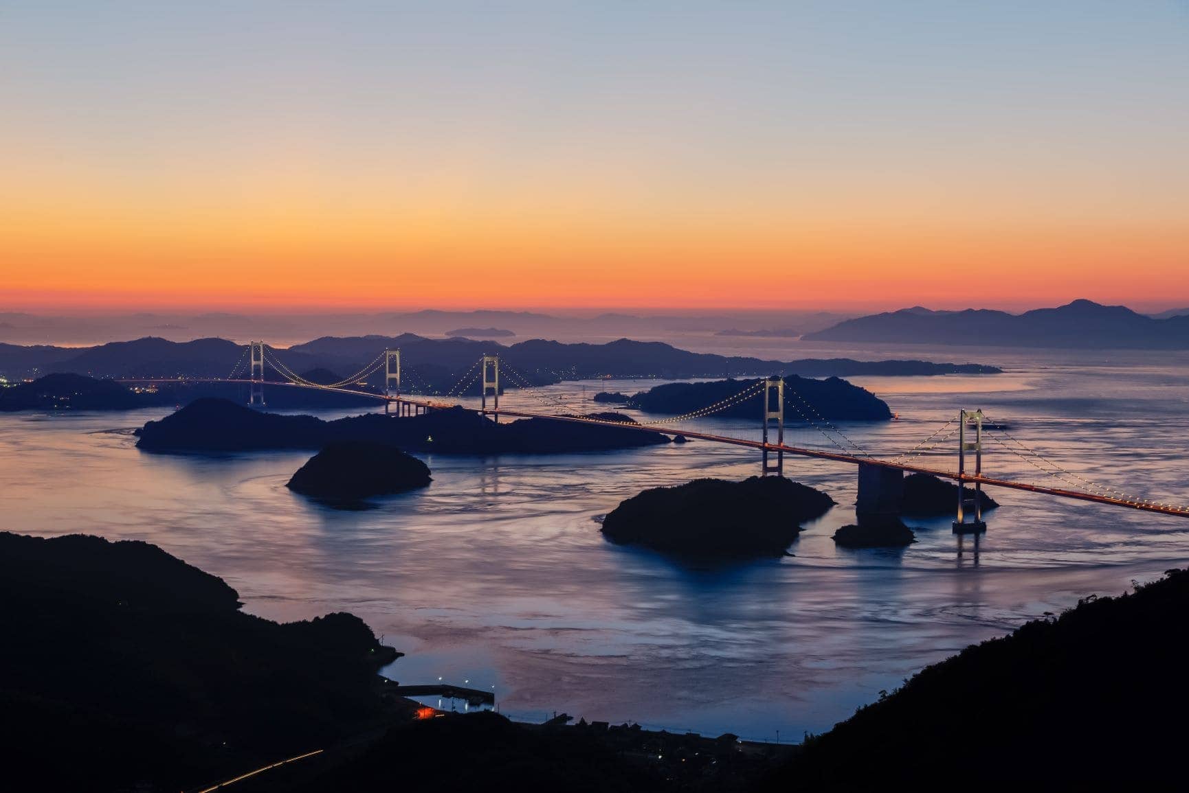 Sunset from Kirosan, Japan