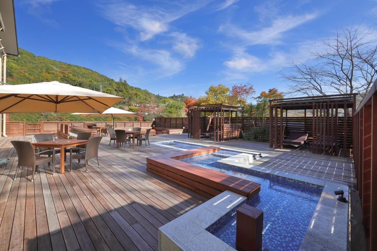 Outdoor area at Syuzenji Onsen Marukyu