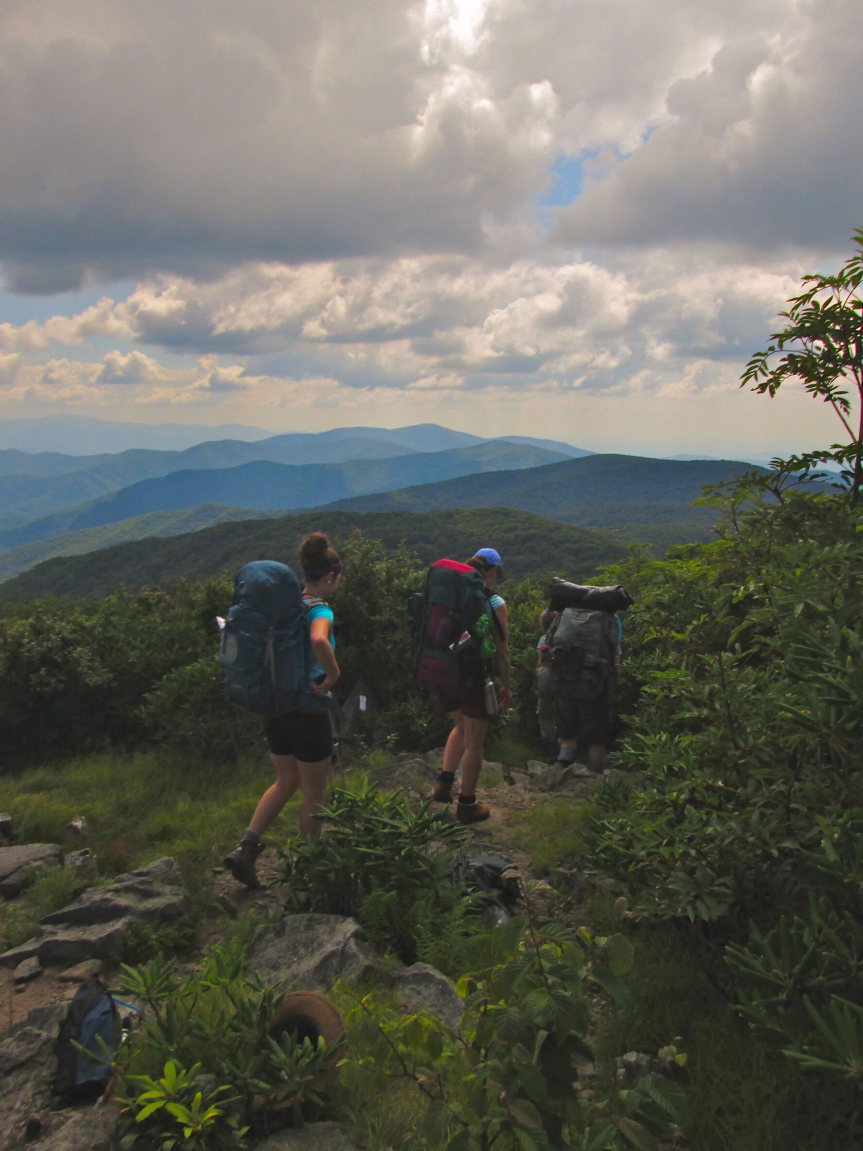 Backpacking on the Appalachian trail