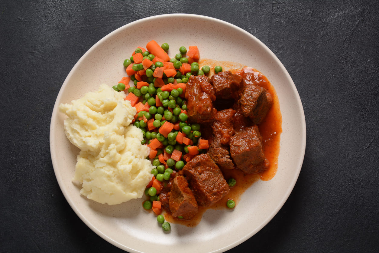 Beef and mash
