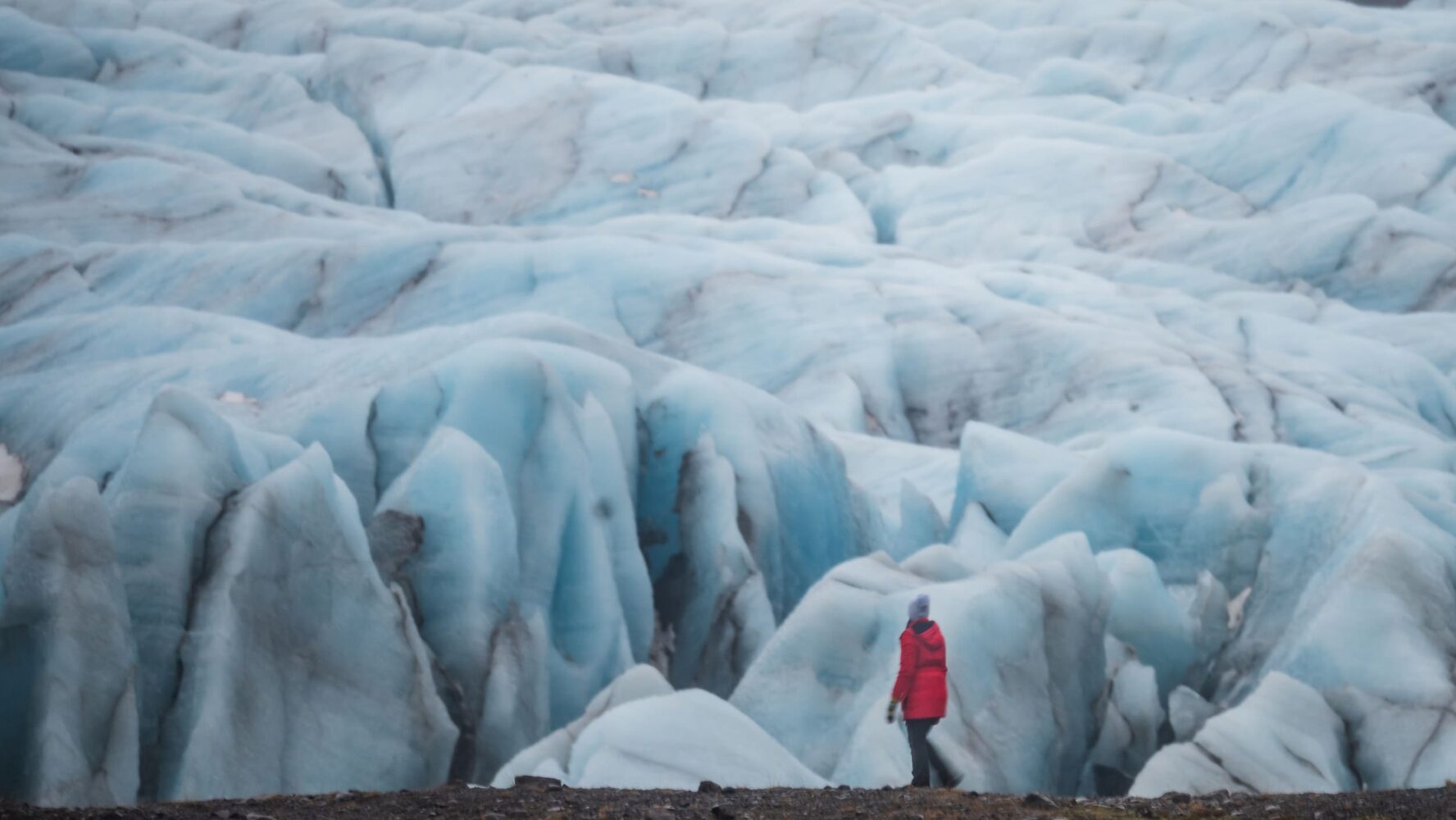 Big glacier in Iceland