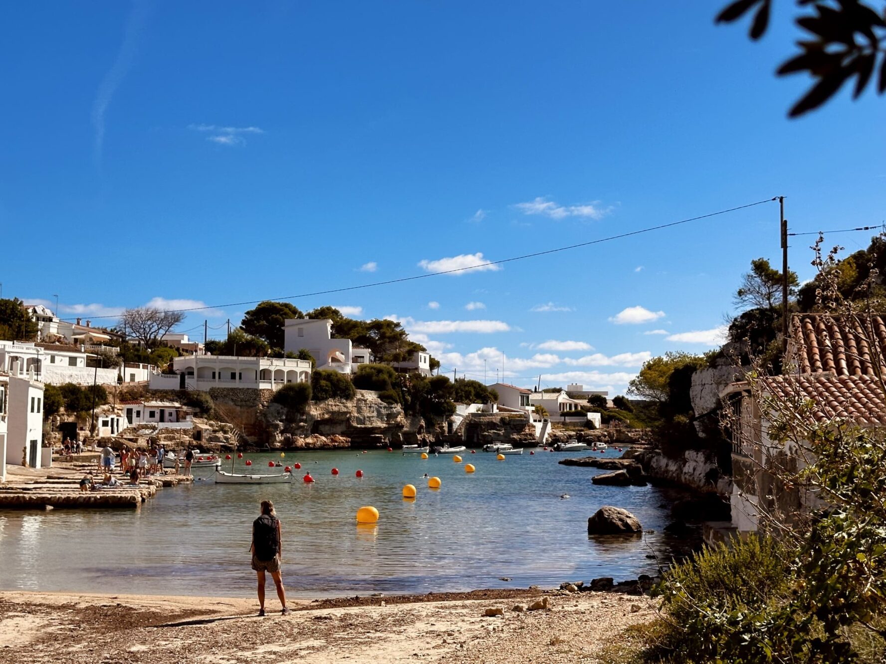 Beach in Binibequer in Menorca