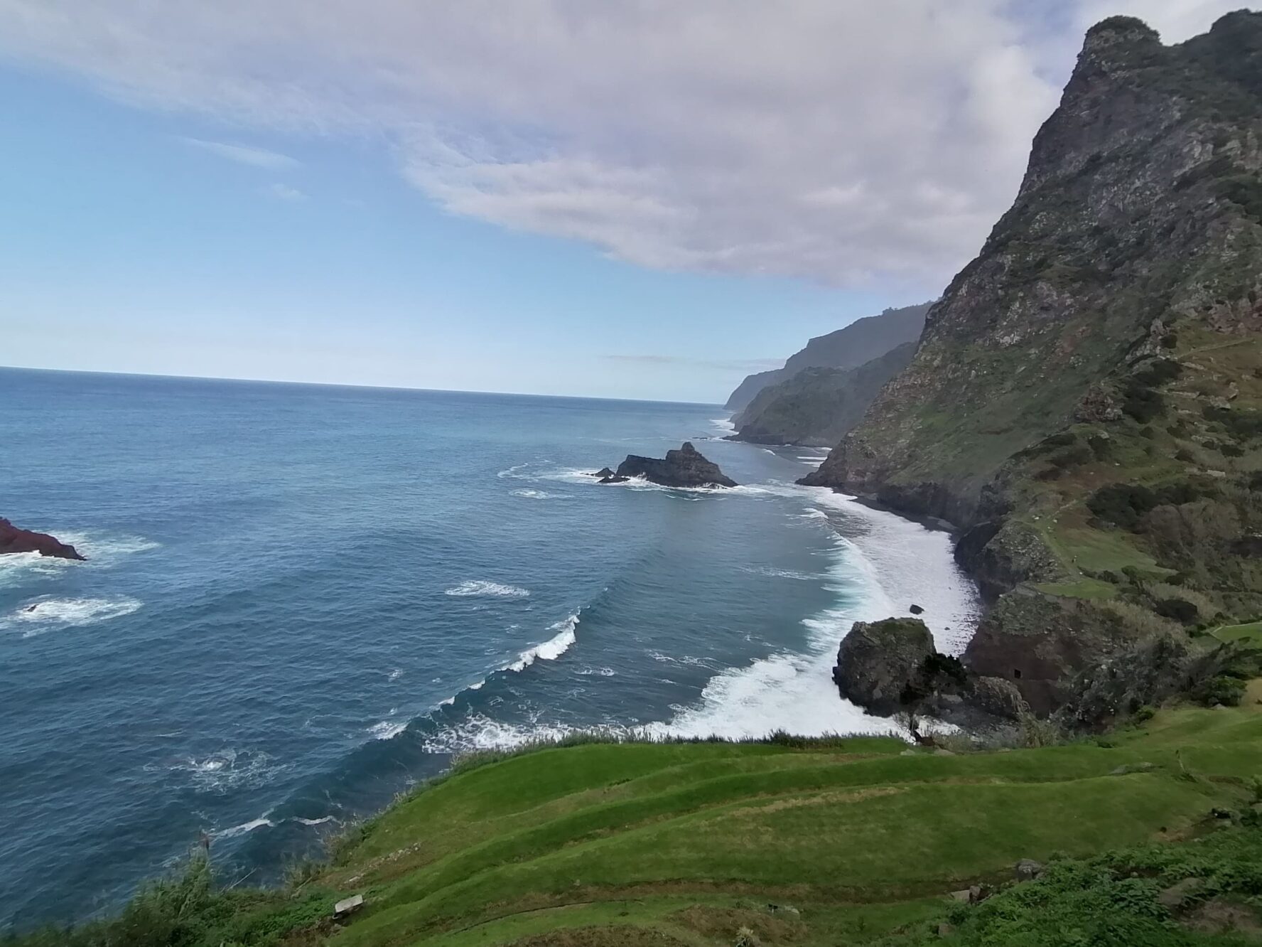 Boaventura beach on the hiking tour Madeira