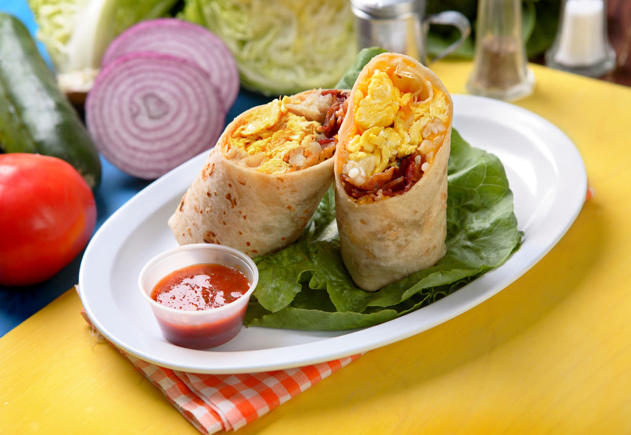 Breakfast wraps