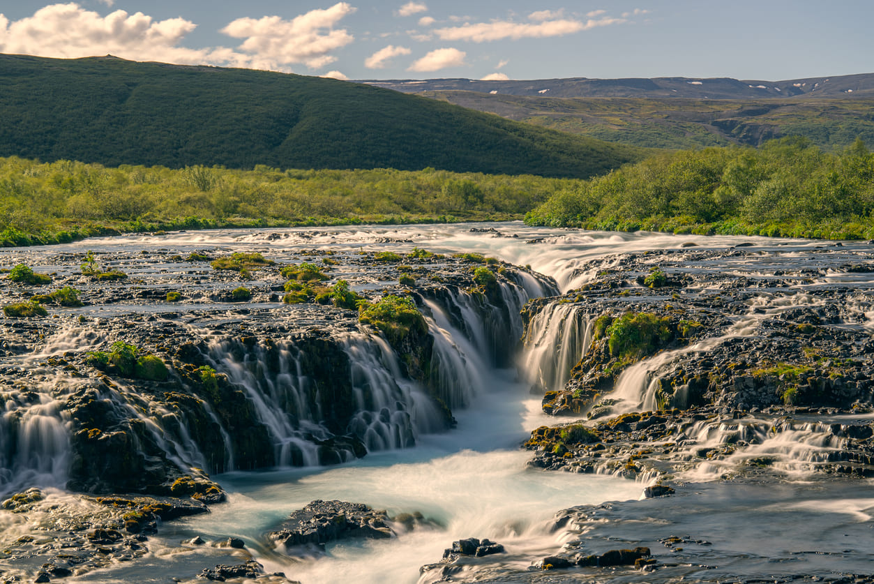 Bruarfoss Iceland waterfall