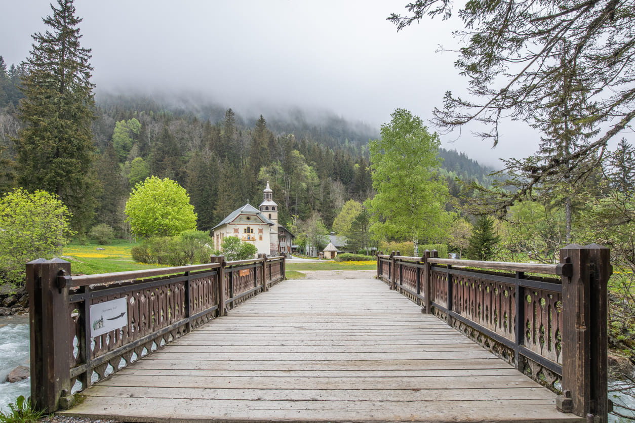 Church of Notre Dame de la Gorge on the TMB route