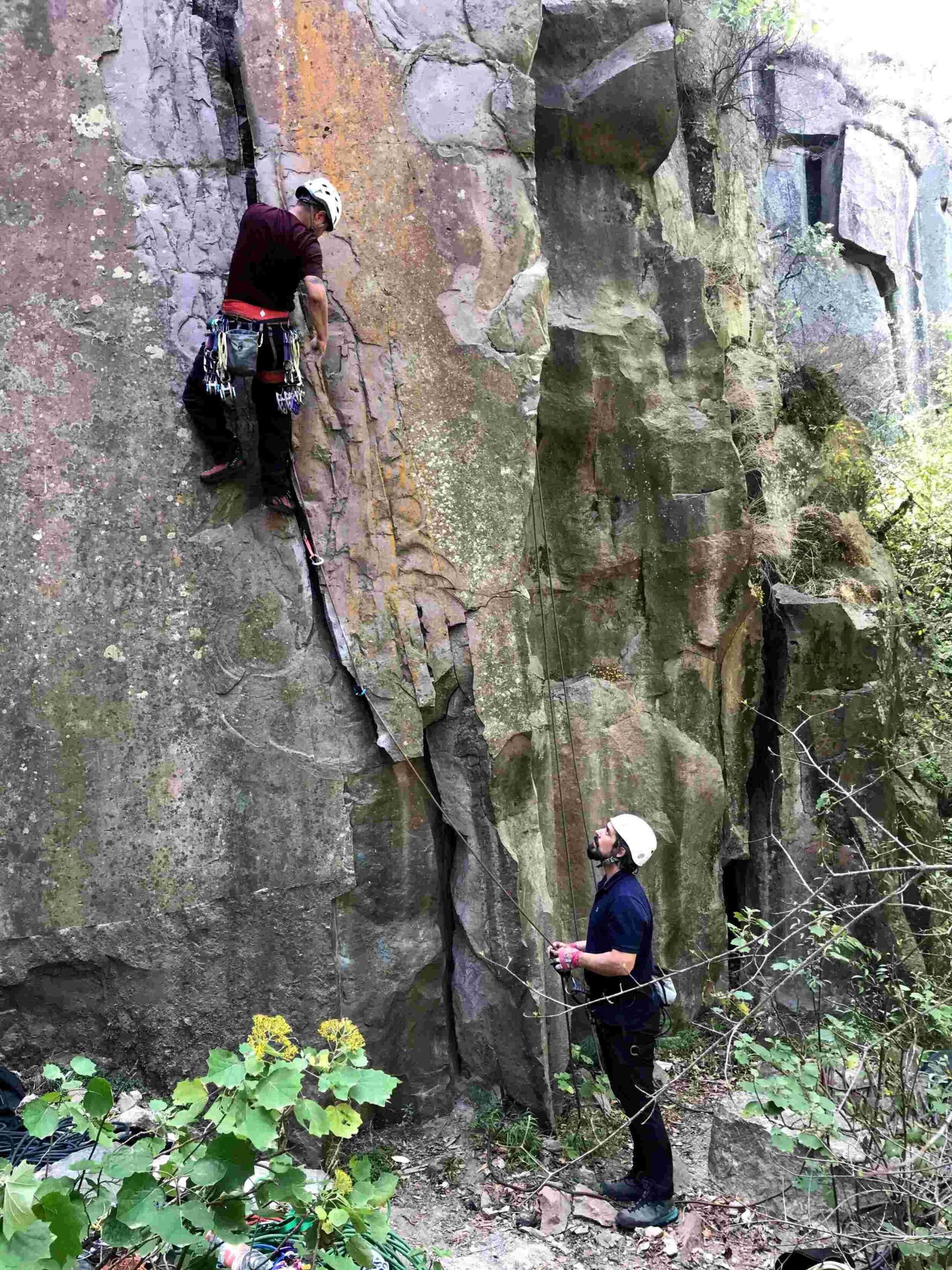 Climbing crags