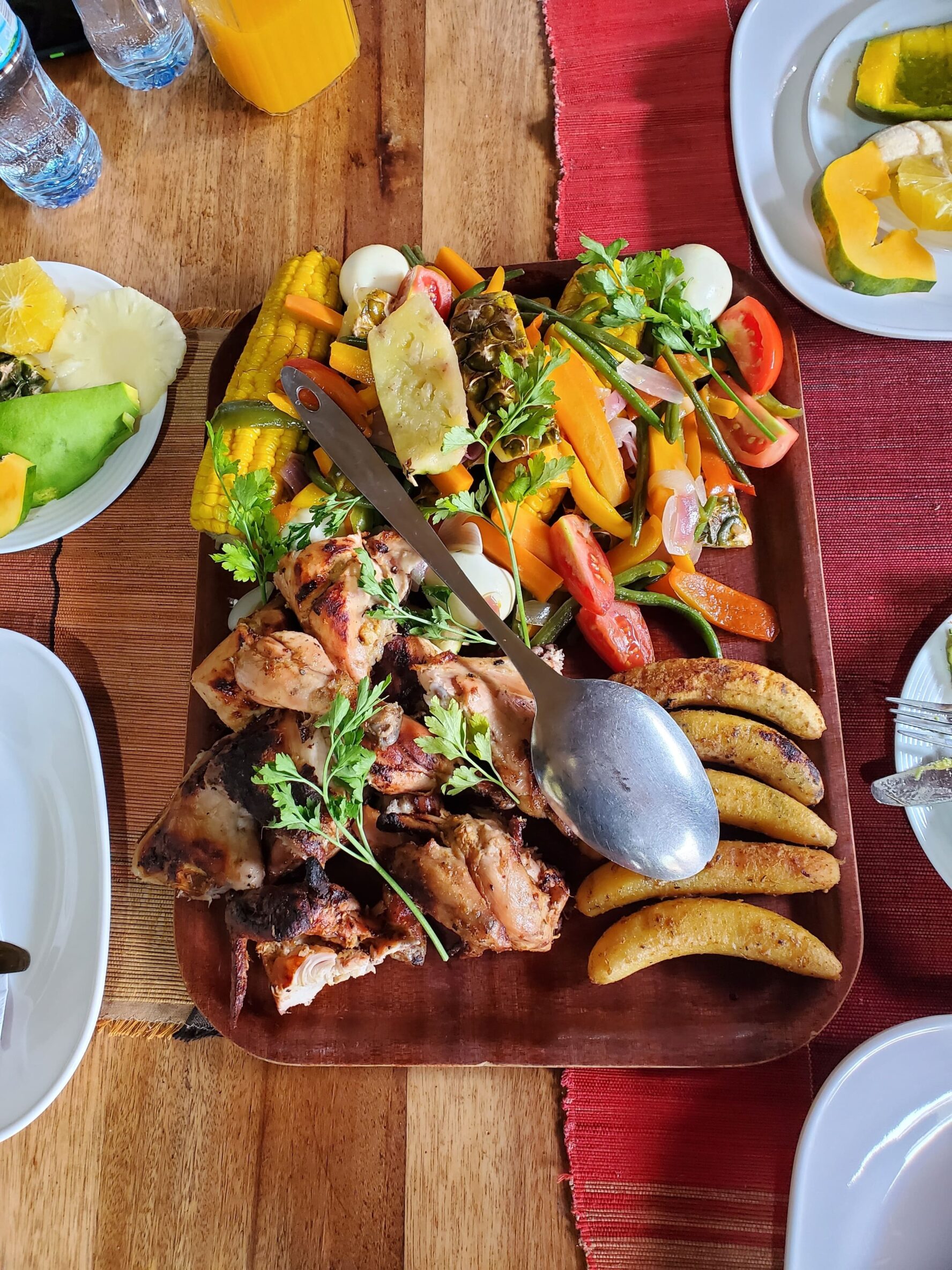 Food plate in Tanzania