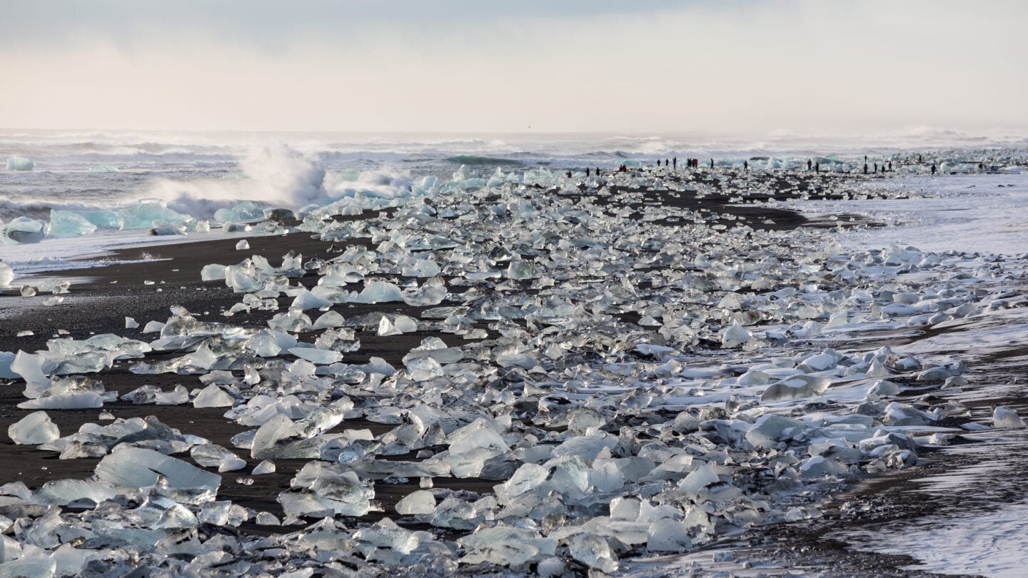Glacier lagoon Jokulkarlson
