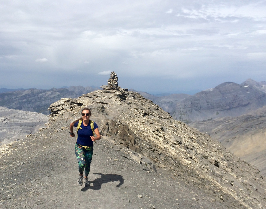 Guided run on Cheval Blanc during the Chamonix trail running camp