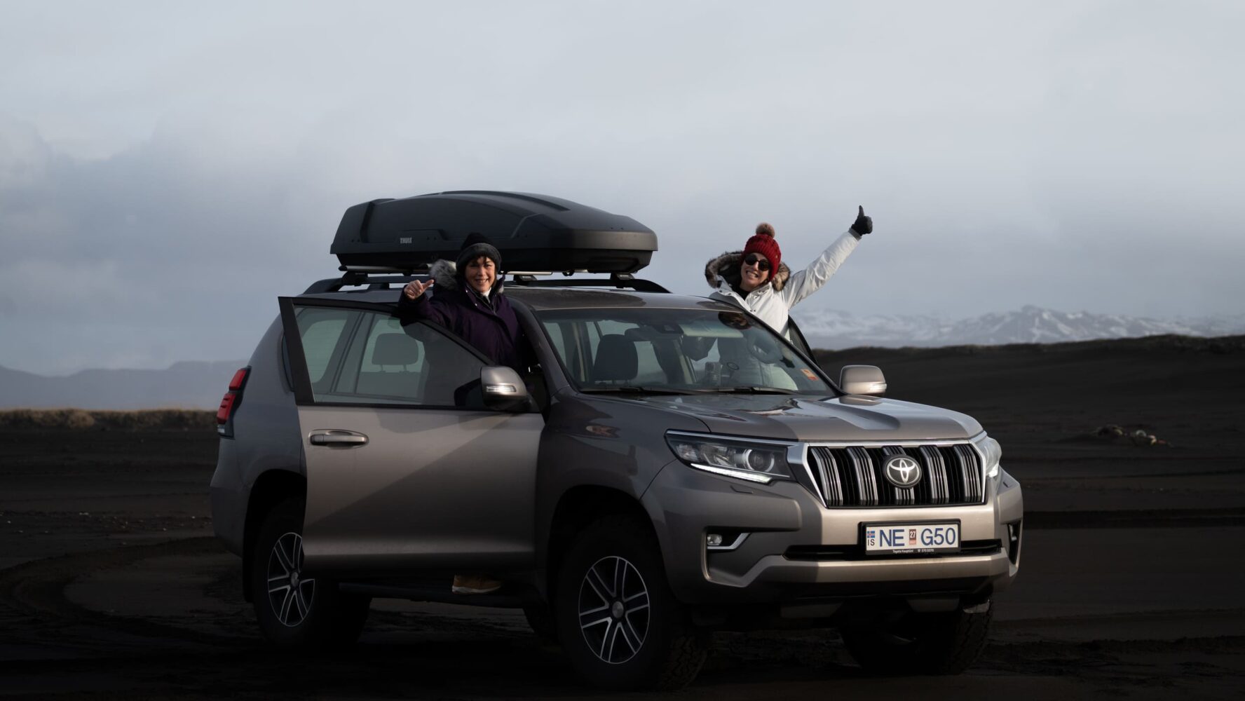 Hikers car in Iceland