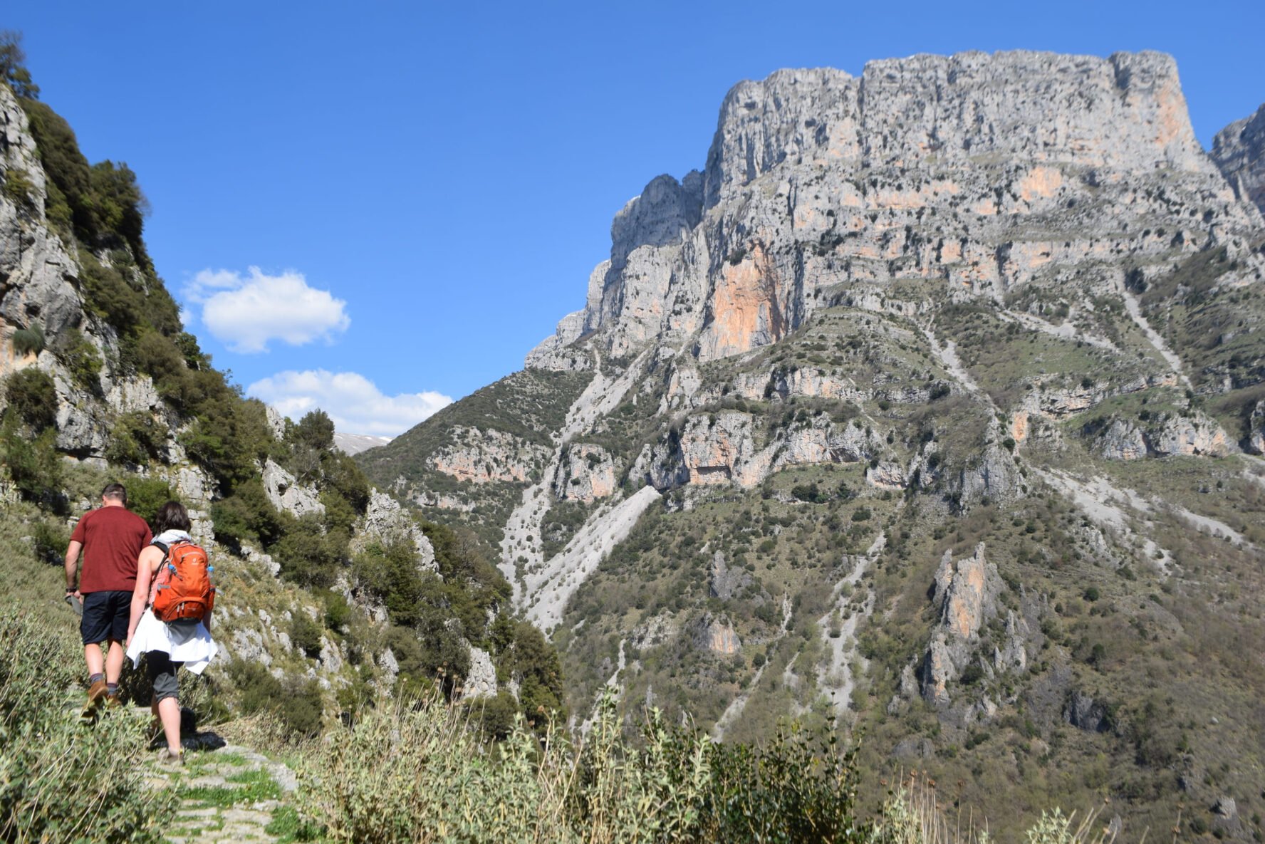 Hikers in the mountains