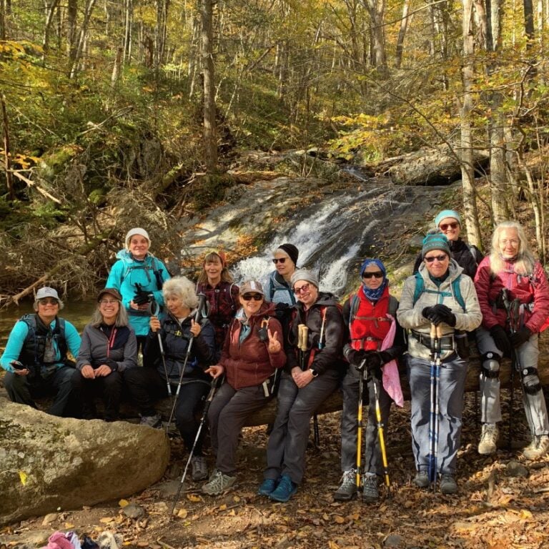 hiking fall shenandoah