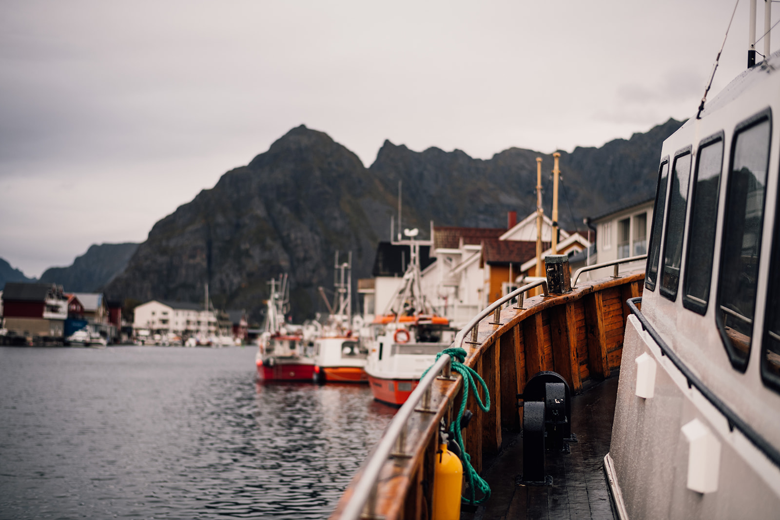 HMS Gassten top deck and view