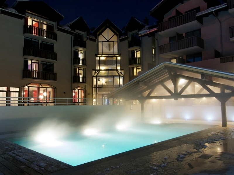 Pool at Hotel Les Aiglons in Chamonix