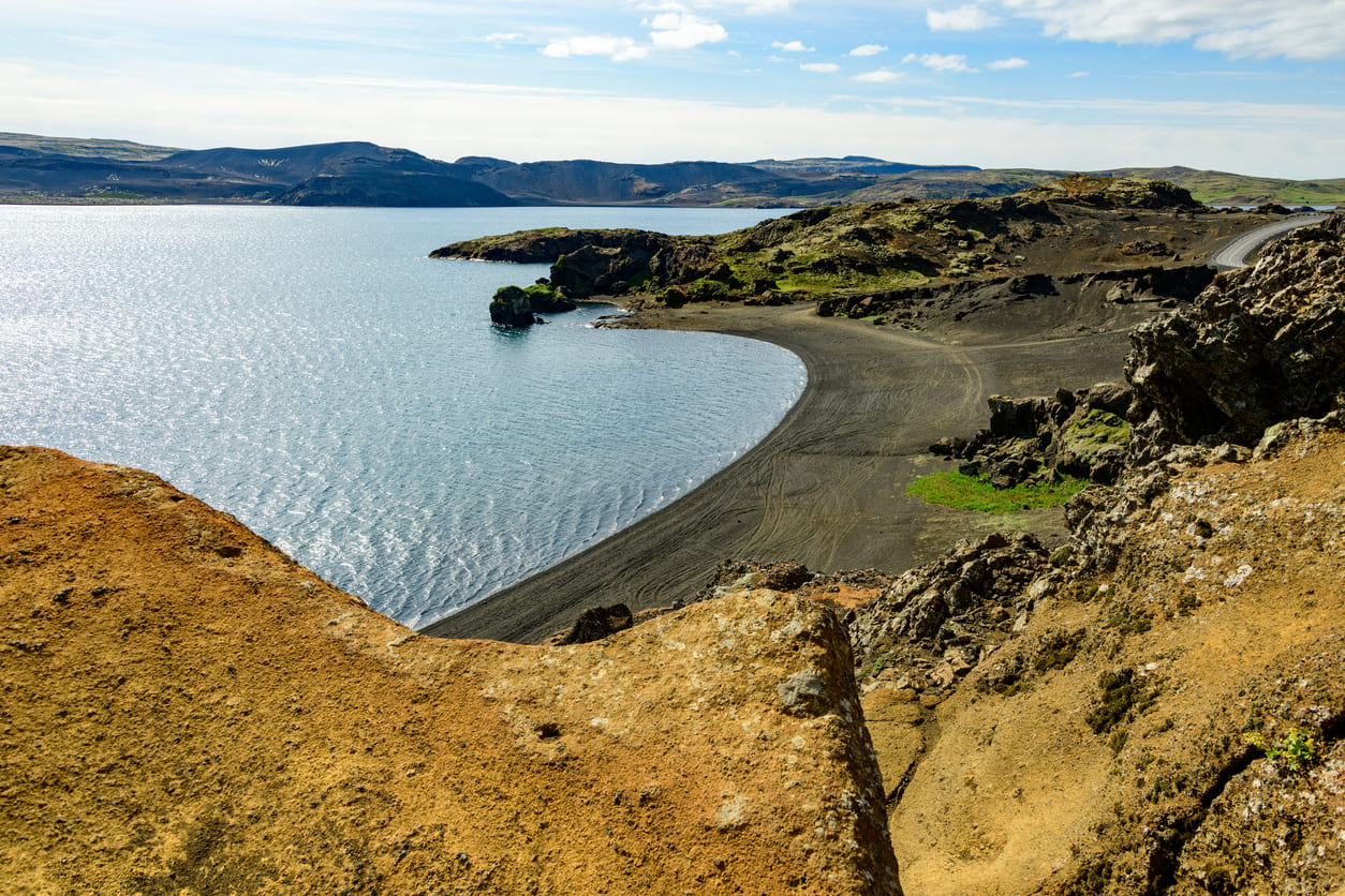 Kleifarvatn lake in Iceland
