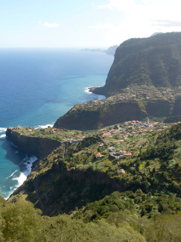 landscape of madeira in the north