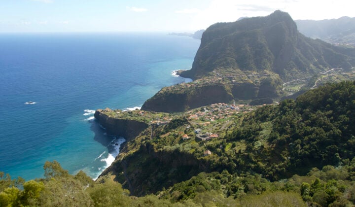 landscape of madeira in the north
