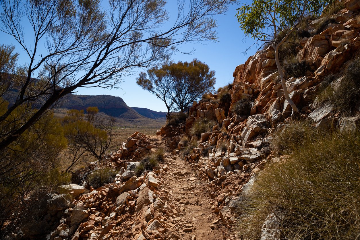 Part of the Larapinta trail
