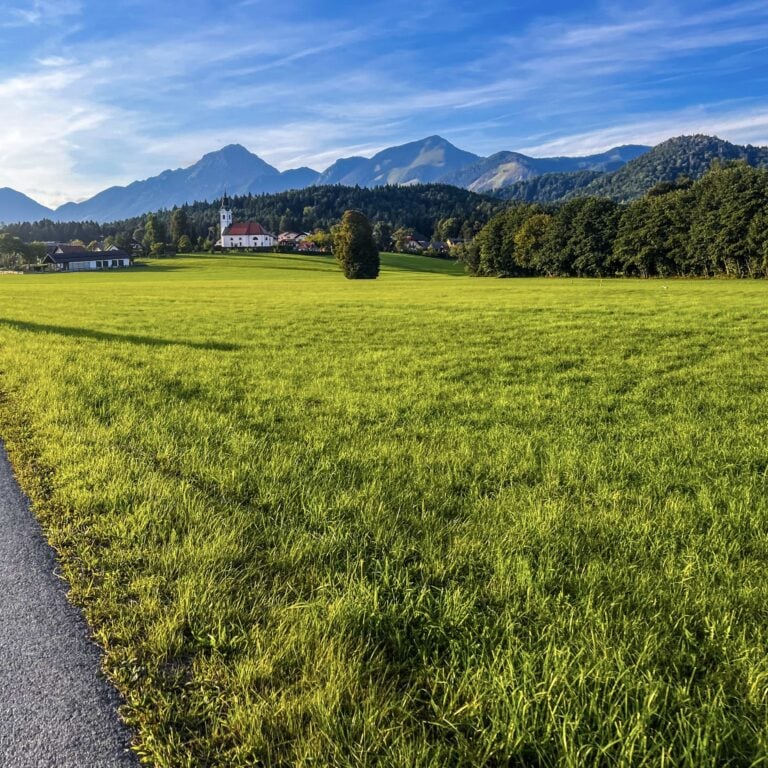 Lush valley Slovenia