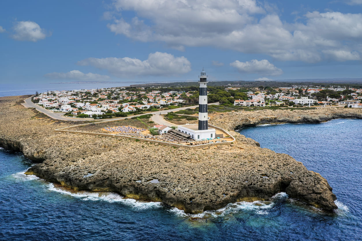Menorca aerial view