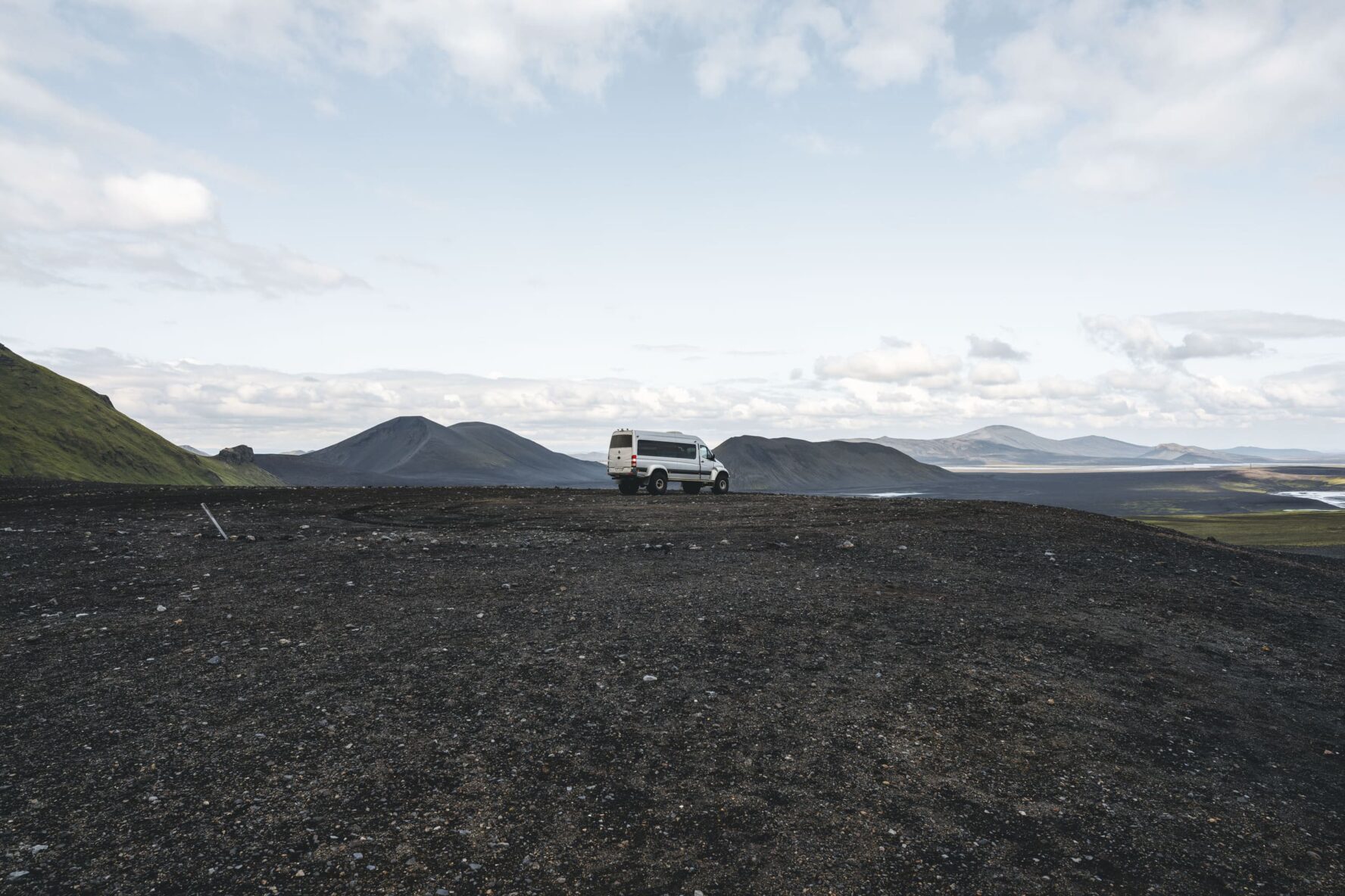 Minibus transfer in Iceland