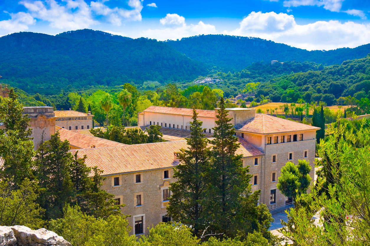 Monastery Lluc Mallorca nature