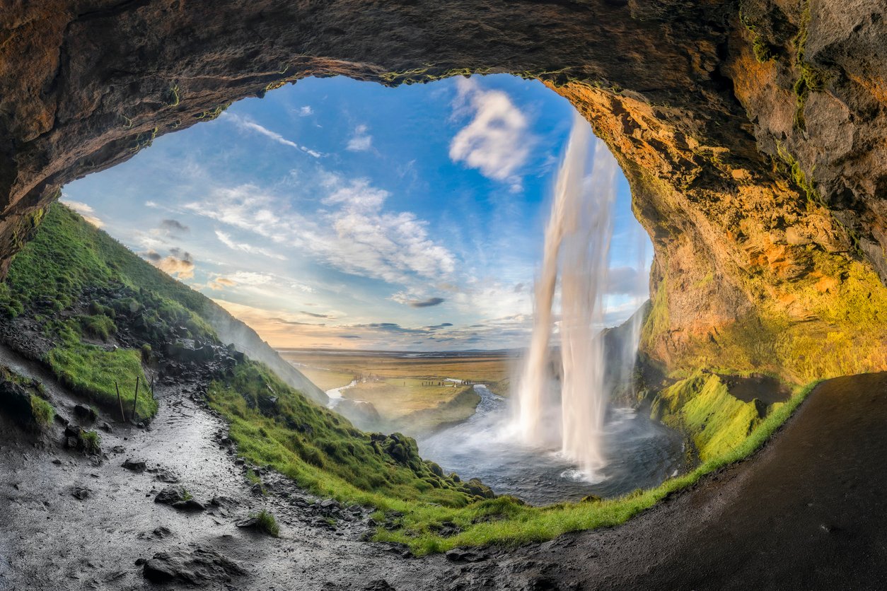Seljansfoss waterfall in Iceland