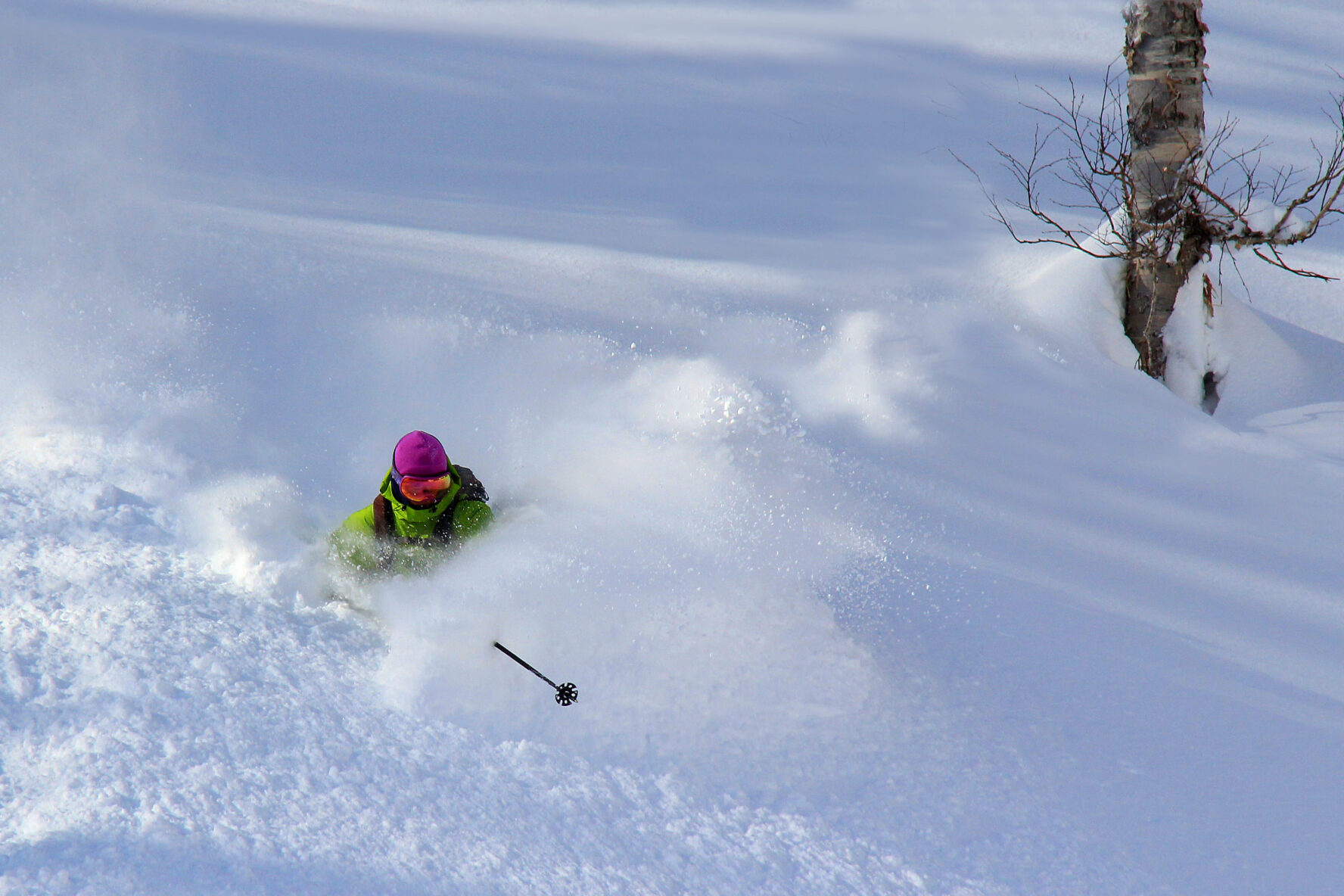 Skier in Furano