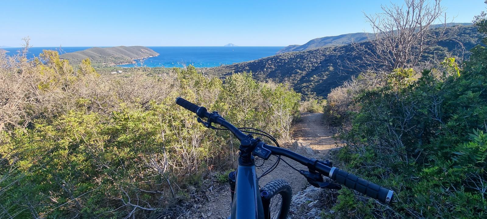 View while biking in Italy