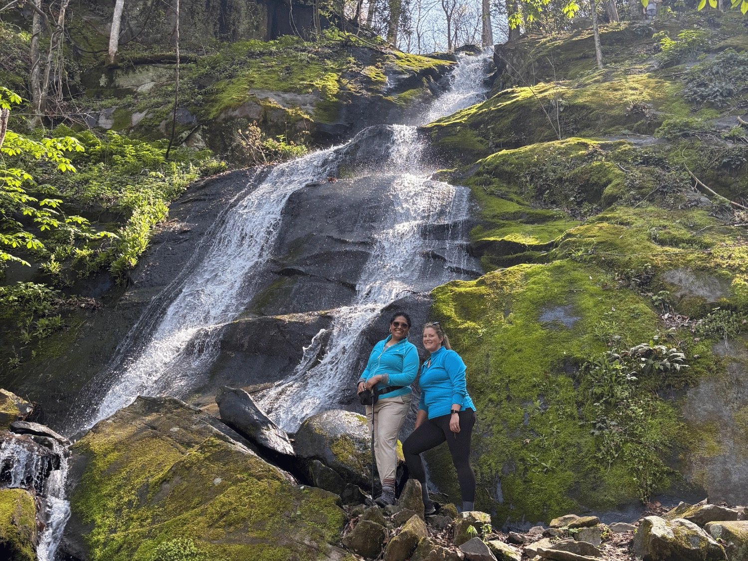 waterfall smokies women