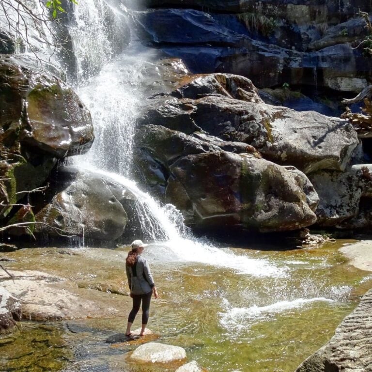 waterfall smoky mountains