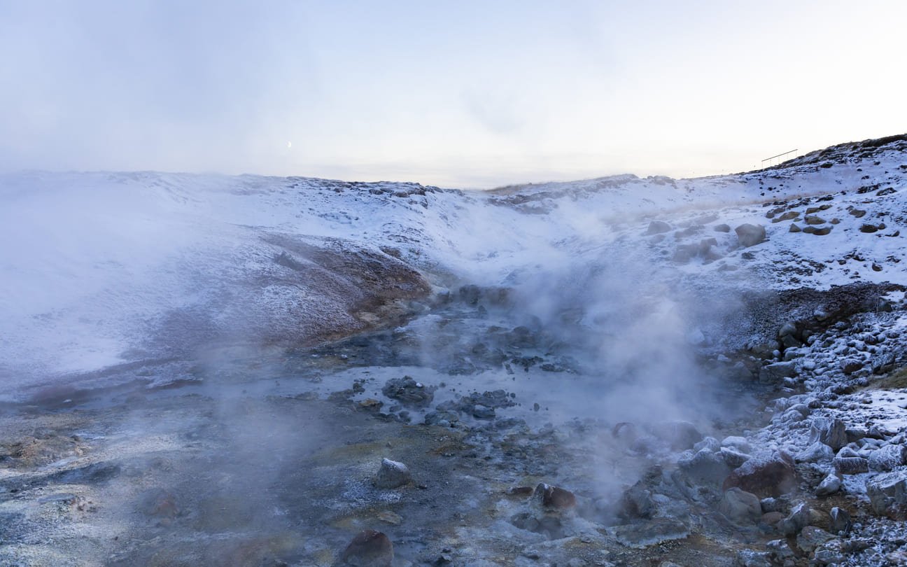 Winter in Seltun area