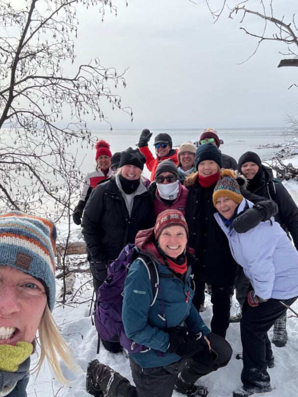 minnesota snowshoeing trip