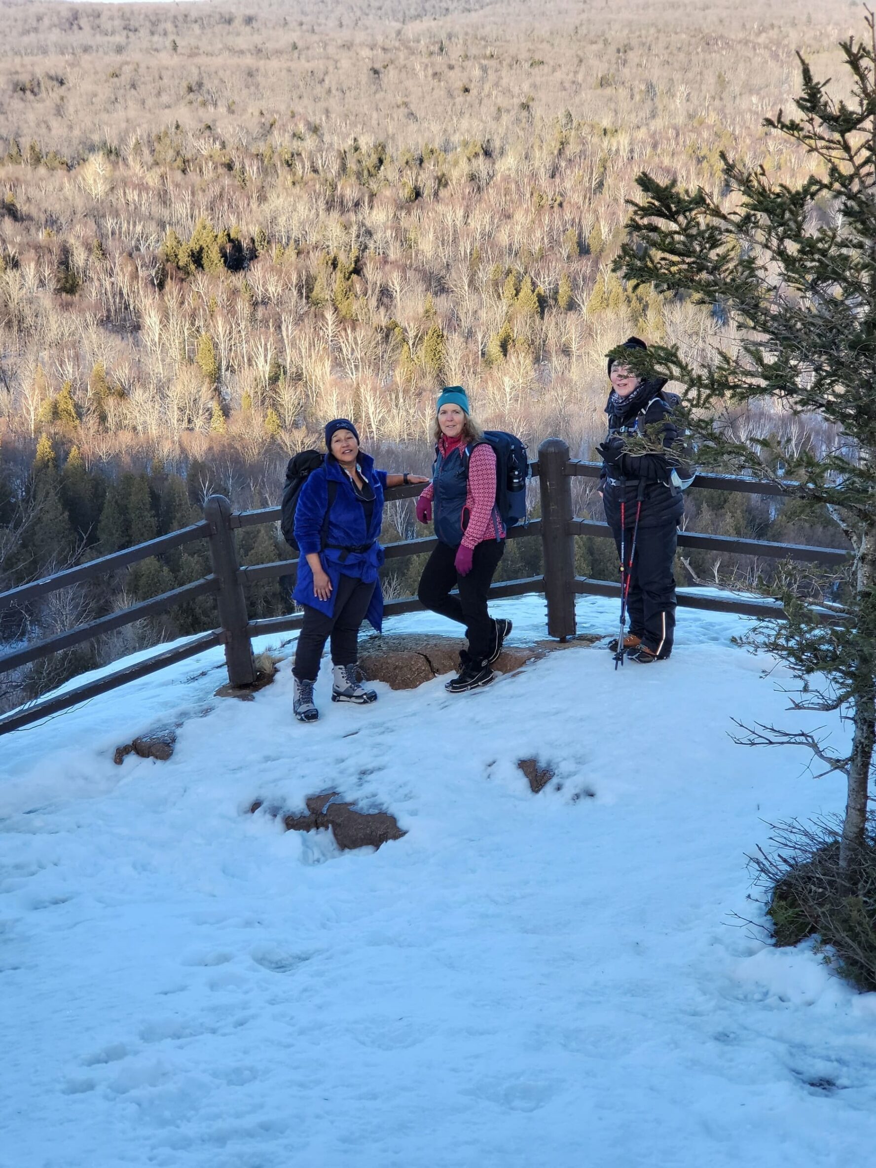 Women in snow