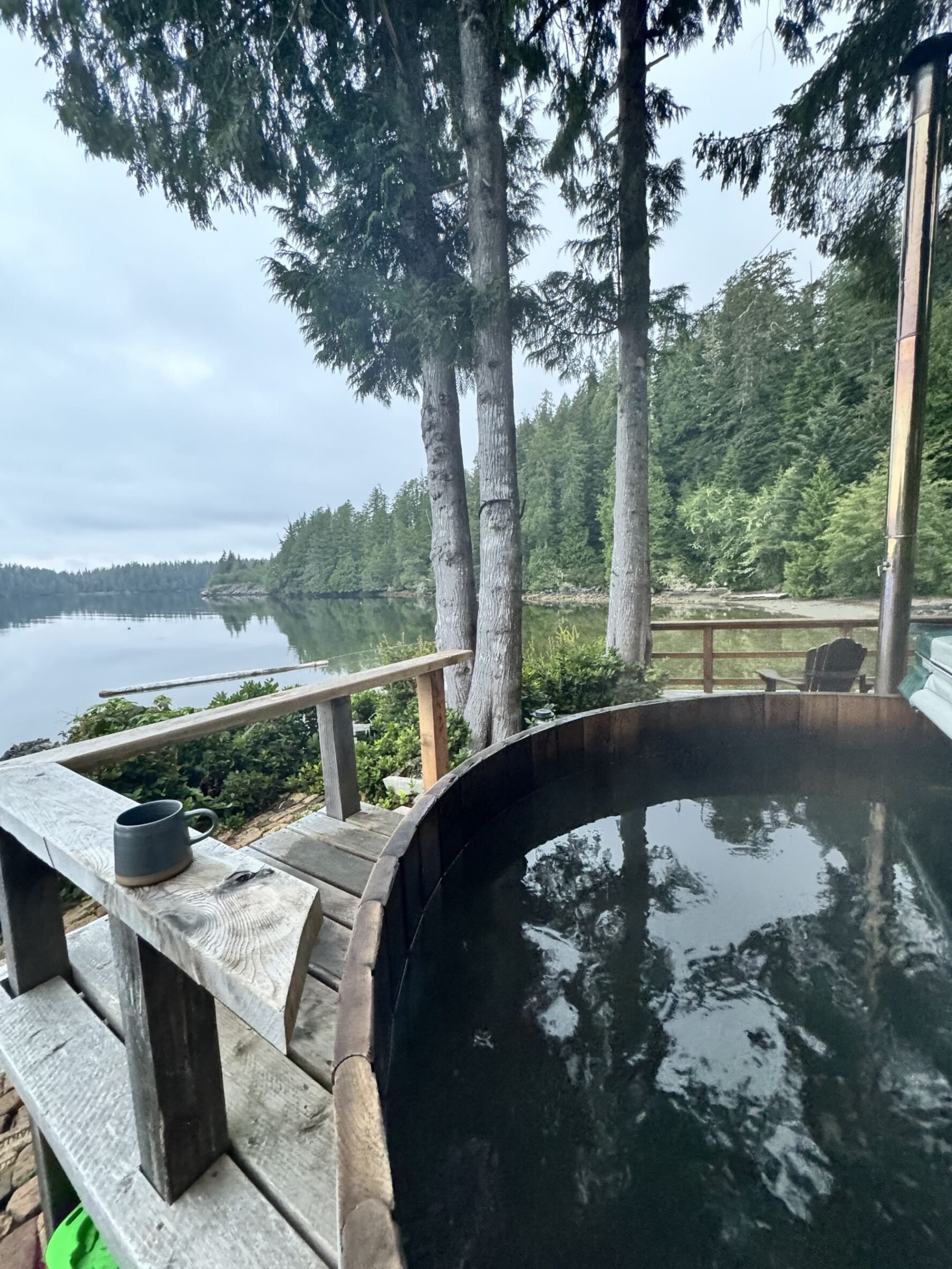 Hot tub in the Lodge